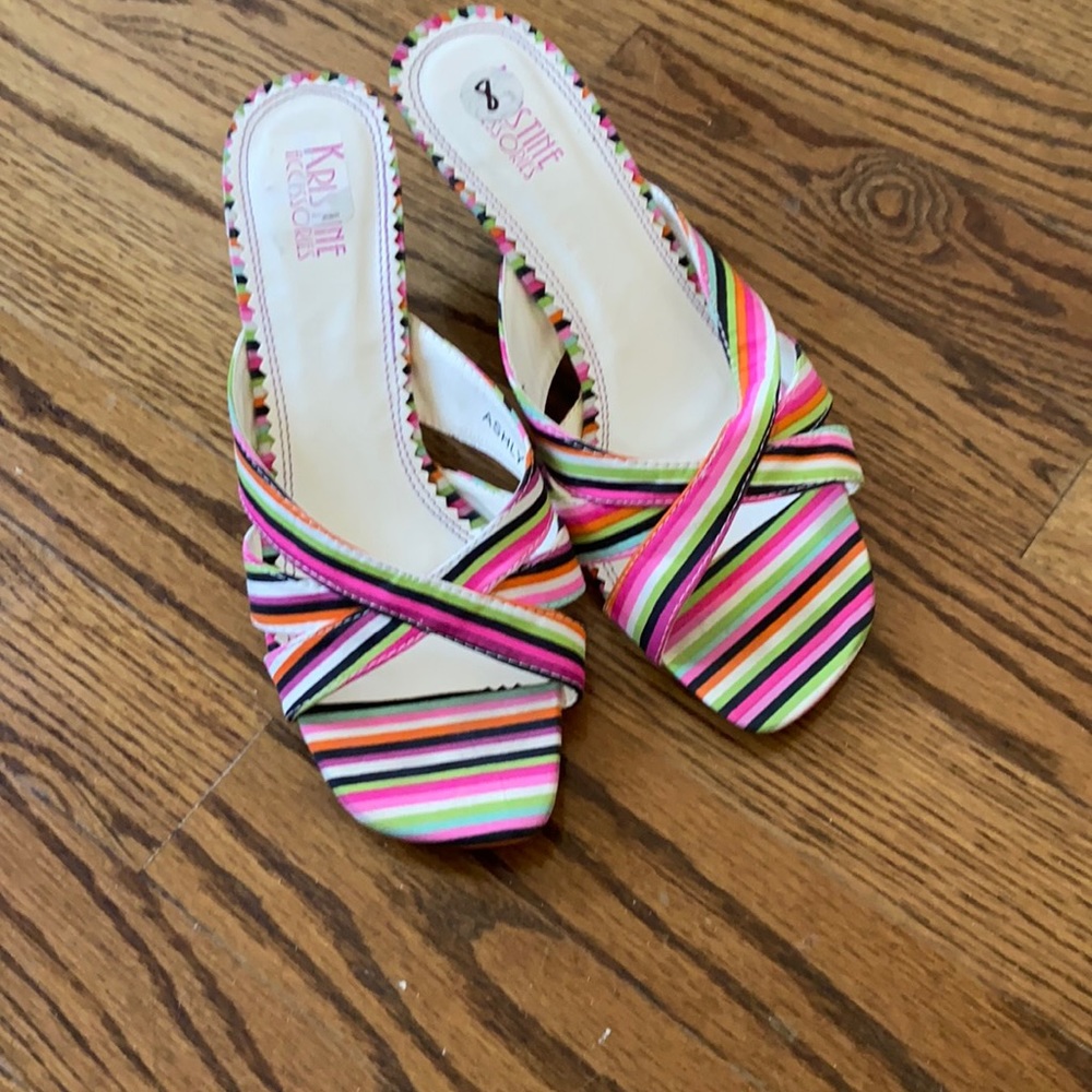 Vintage Kitten Heel Sandals